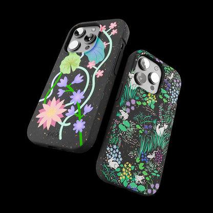 Black Midnight Pond iPhone 11 Pro Case