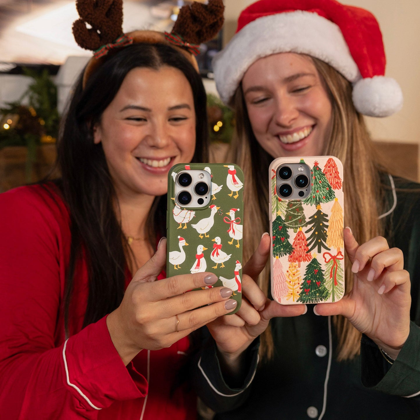 Seashell Festive Trees iPhone 11 Pro Case