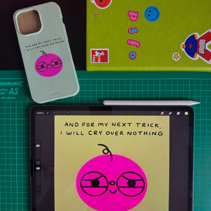 Bubblegum Pink Dilly Dally iPhone 11 Pro Case