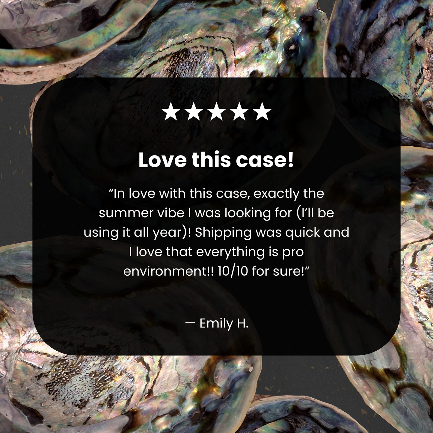 Black Abalone Shells iPhone 11 Pro Case