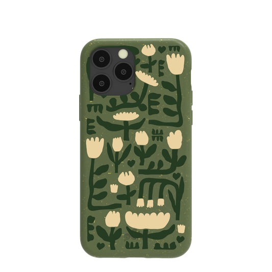 Forest Floor Abstract Tulips iPhone 11 Pro Case