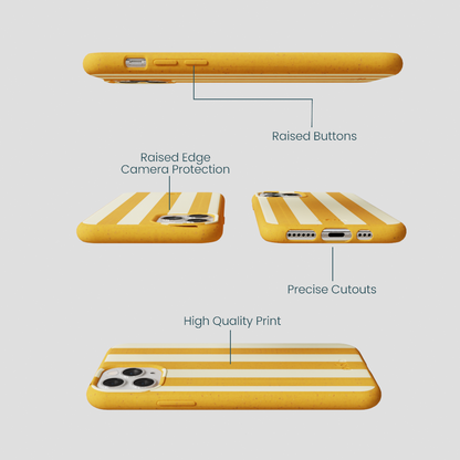 Honey Big Butter Stripes iPhone 11 Pro Case