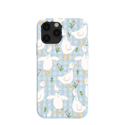 Powder Blue Blooming Quackers iPhone 11 Pro Case