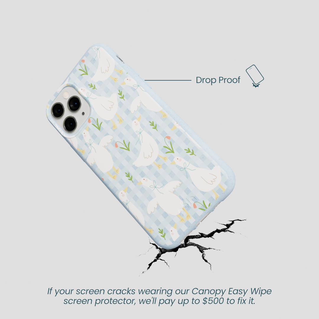 Powder Blue Blooming Quackers iPhone 11 Pro Case