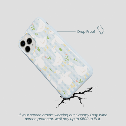 Powder Blue Blooming Quackers iPhone 11 Pro Case