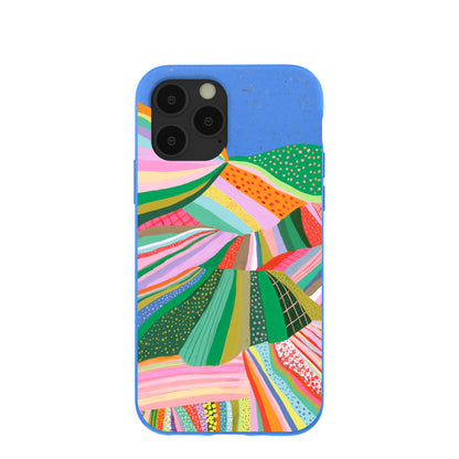 Electric Blue Bloomstatic iPhone 11 Pro Case
