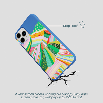 Electric Blue Bloomstatic iPhone 11 Pro Case