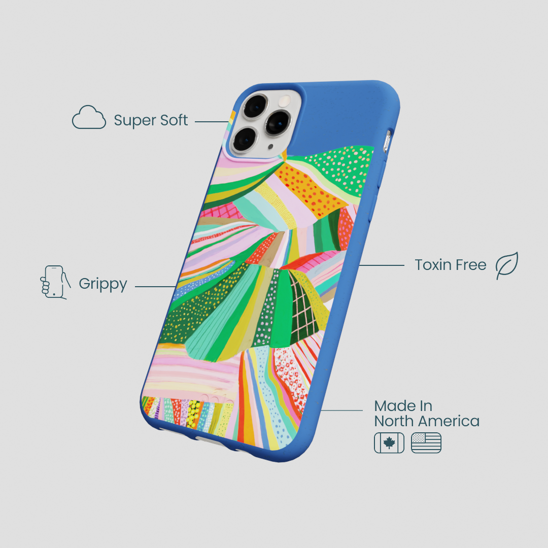 Electric Blue Bloomstatic iPhone 11 Pro Case