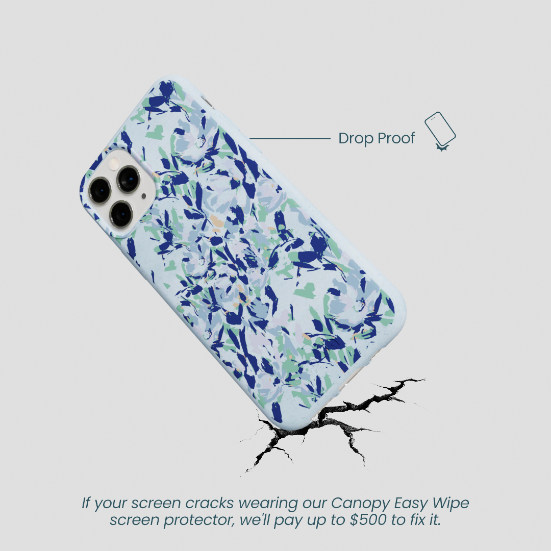 Powder Blue Blue Blooms iPhone 11 Pro Case
