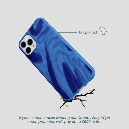 Electric Blue Blue Study iPhone 11 Pro Case