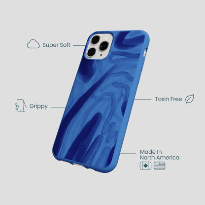 Electric Blue Blue Study iPhone 11 Pro Case
