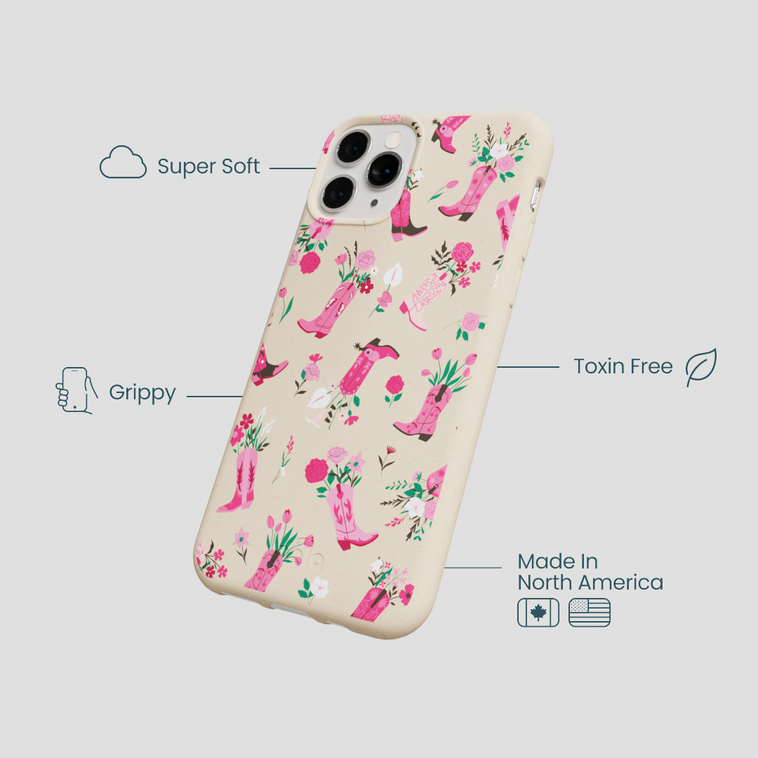 Seashell Boots N Flowers iPhone 11 Pro Case