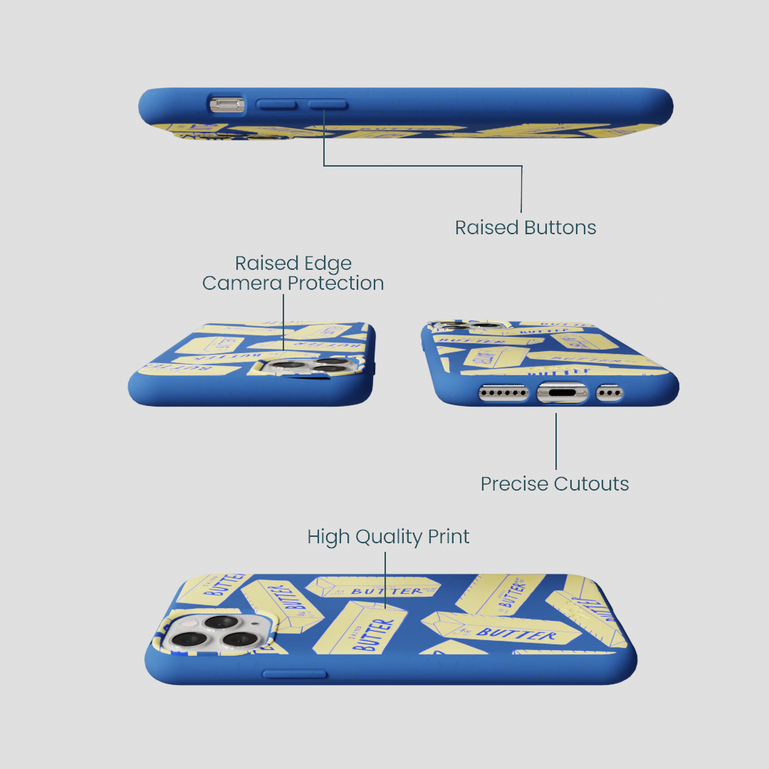 Electric Blue Butter Love iPhone 11 Pro Case