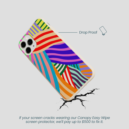 Seashell Clownish Stripes iPhone 11 Pro Case