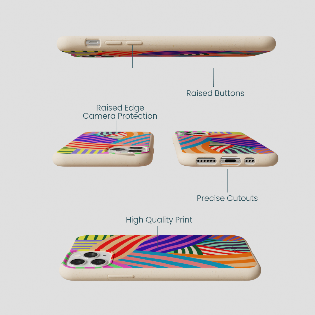 Seashell Clownish Stripes iPhone 11 Pro Case
