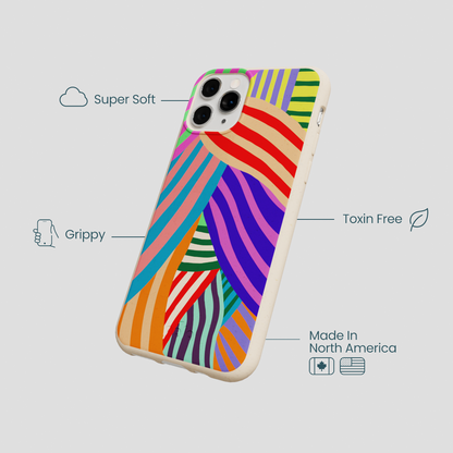 Seashell Clownish Stripes iPhone 11 Pro Case