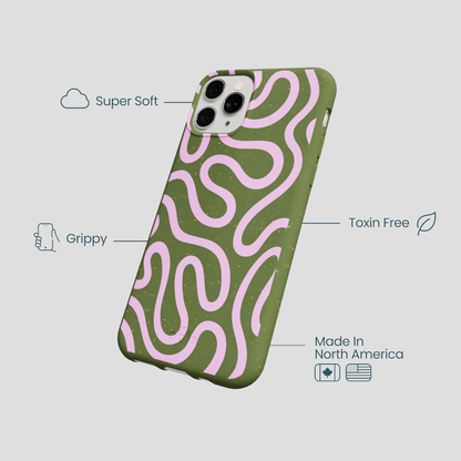 Forest Floor Cotton Curls iPhone 11 Pro Case