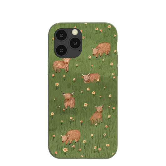 Forest Floor Cozy Cows iPhone 11 Pro Case