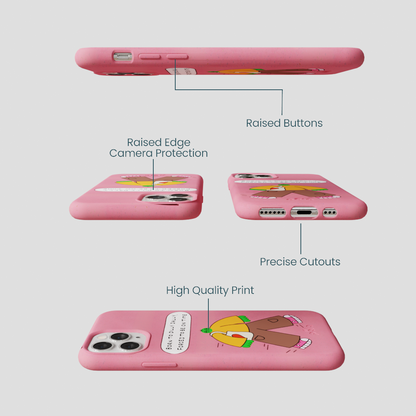 Bubblegum Pink Dilly Dally iPhone 11 Pro Case