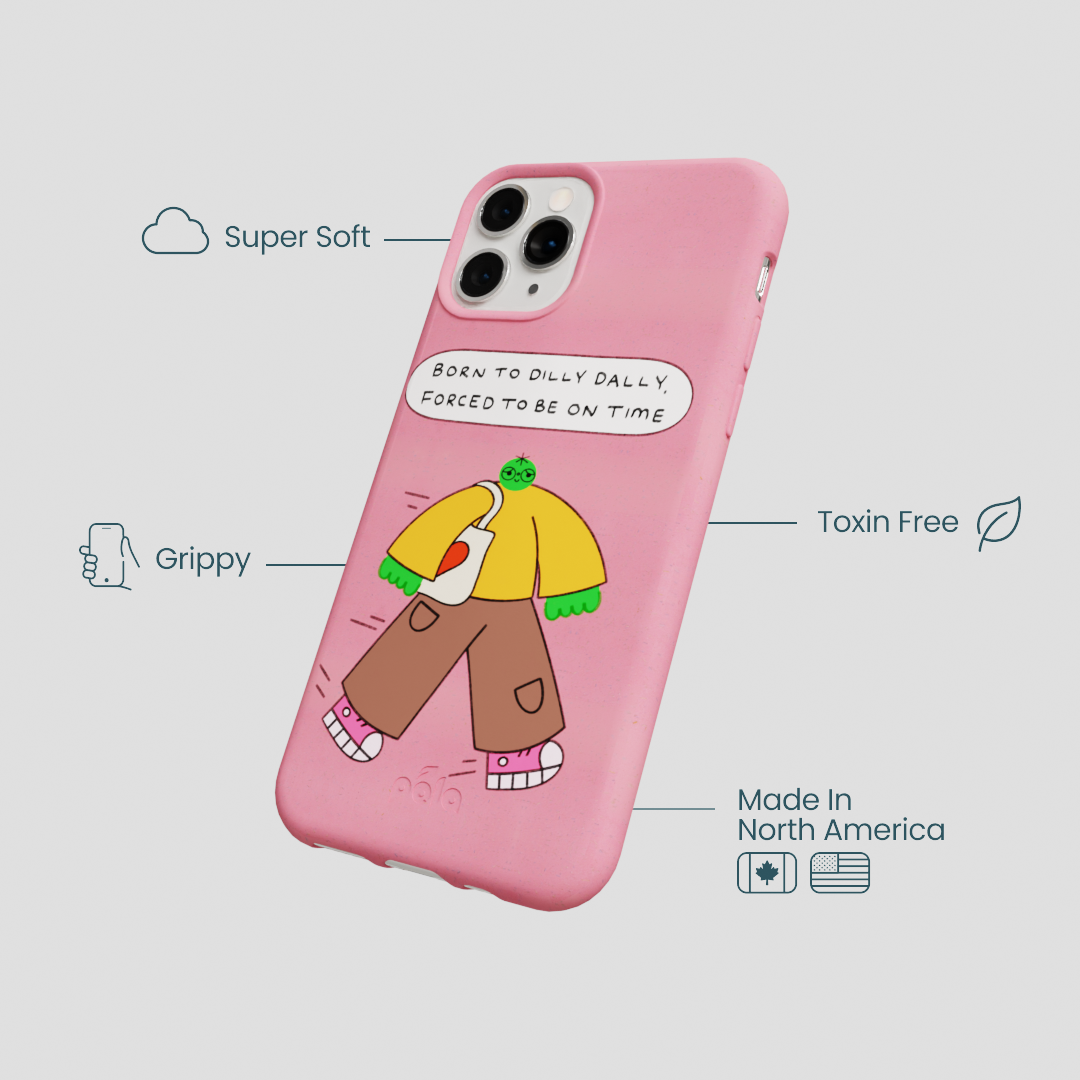Bubblegum Pink Dilly Dally iPhone 11 Pro Case