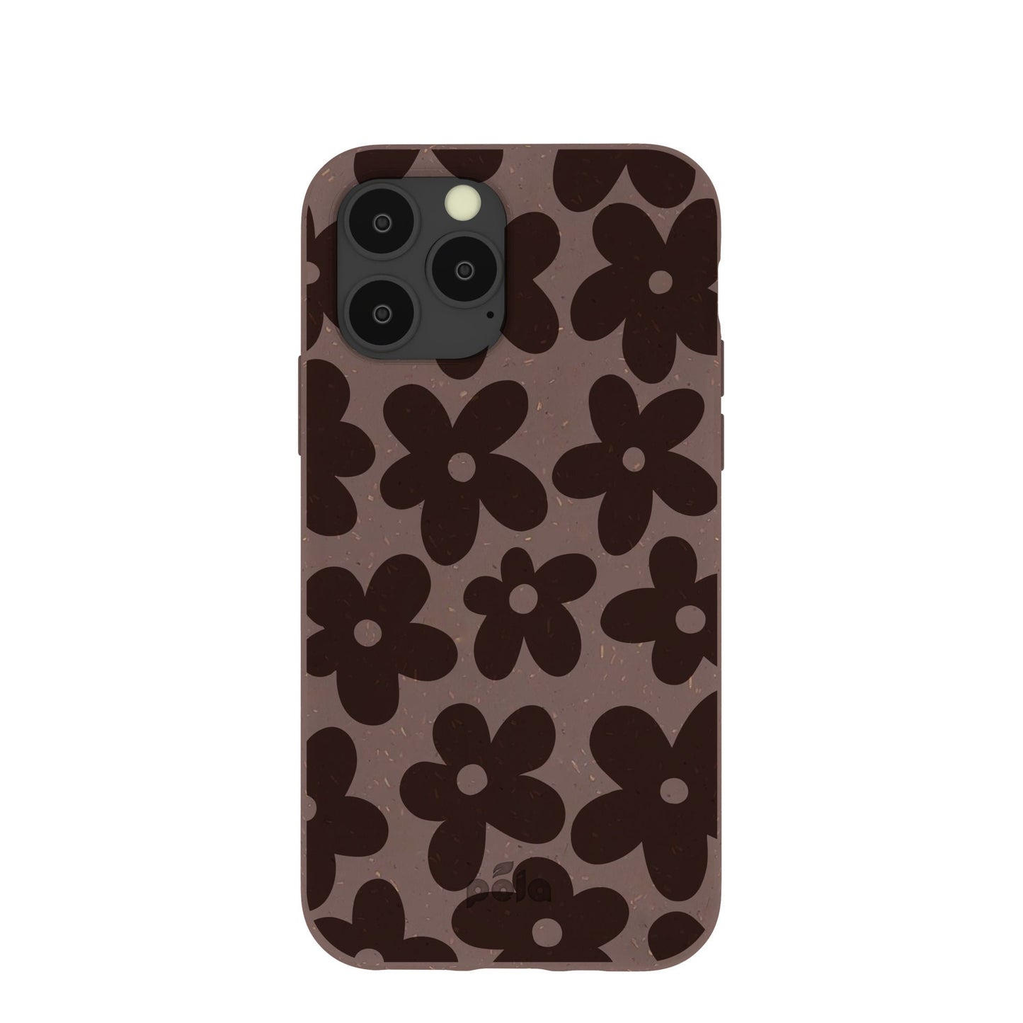 Chocolate Brown Earthy Blooms iPhone 11 Pro Case
