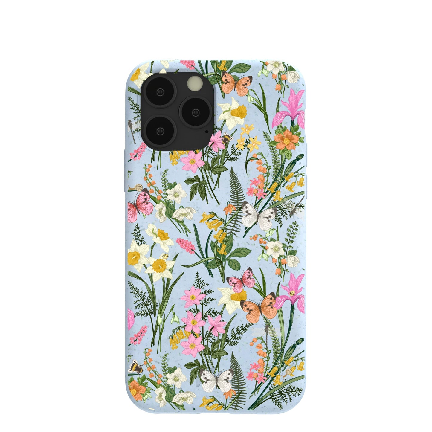 Powder Blue Fairy Wildflowers iPhone 11 Pro Case