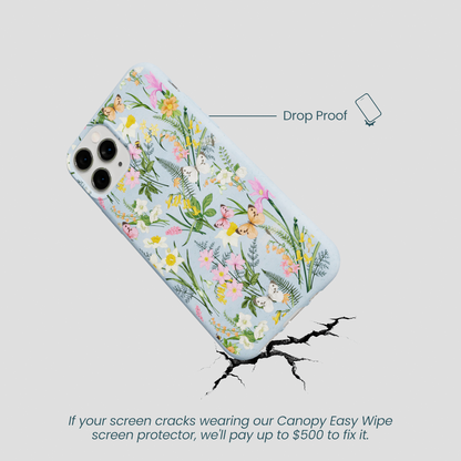 Powder Blue Fairy Wildflowers iPhone 11 Pro Case
