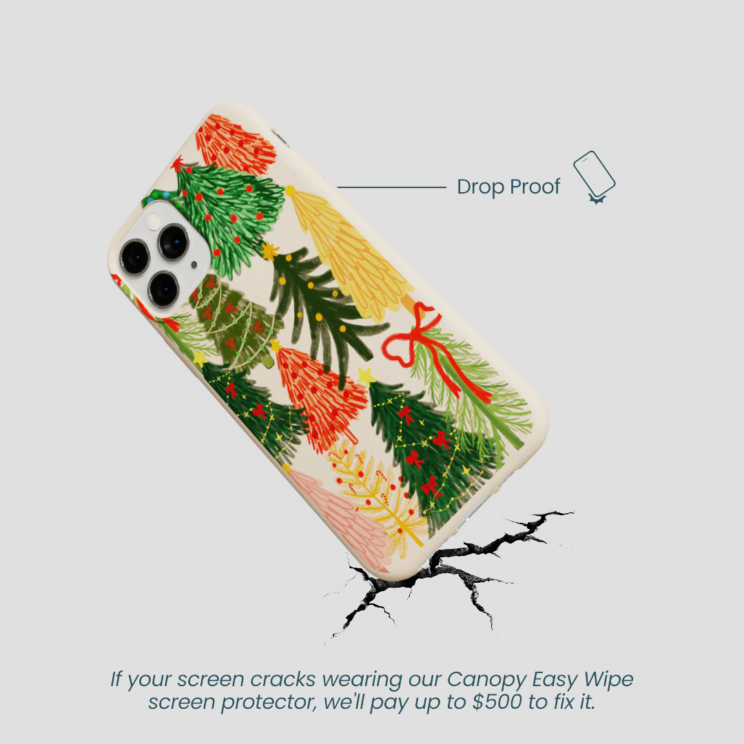 Seashell Festive Trees iPhone 11 Pro Case