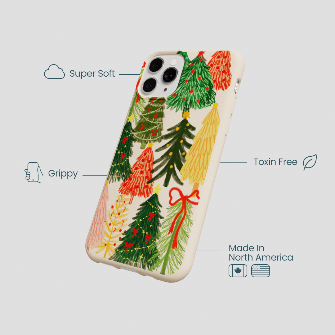 Seashell Festive Trees iPhone 11 Pro Case