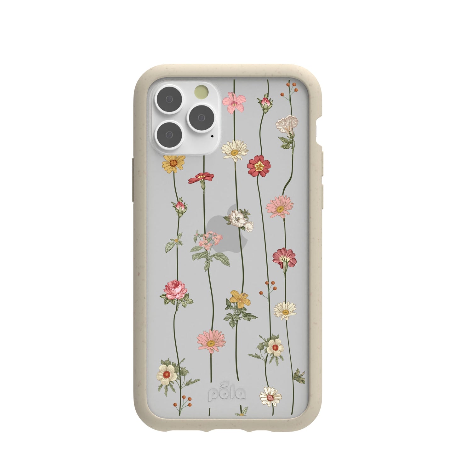 Clear Floral Vines iPhone 11 Pro Case With London Fog Ridge
