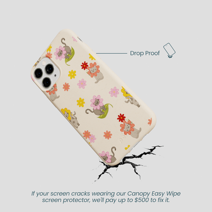 Seashell Flower Cats iPhone 11 Pro Case