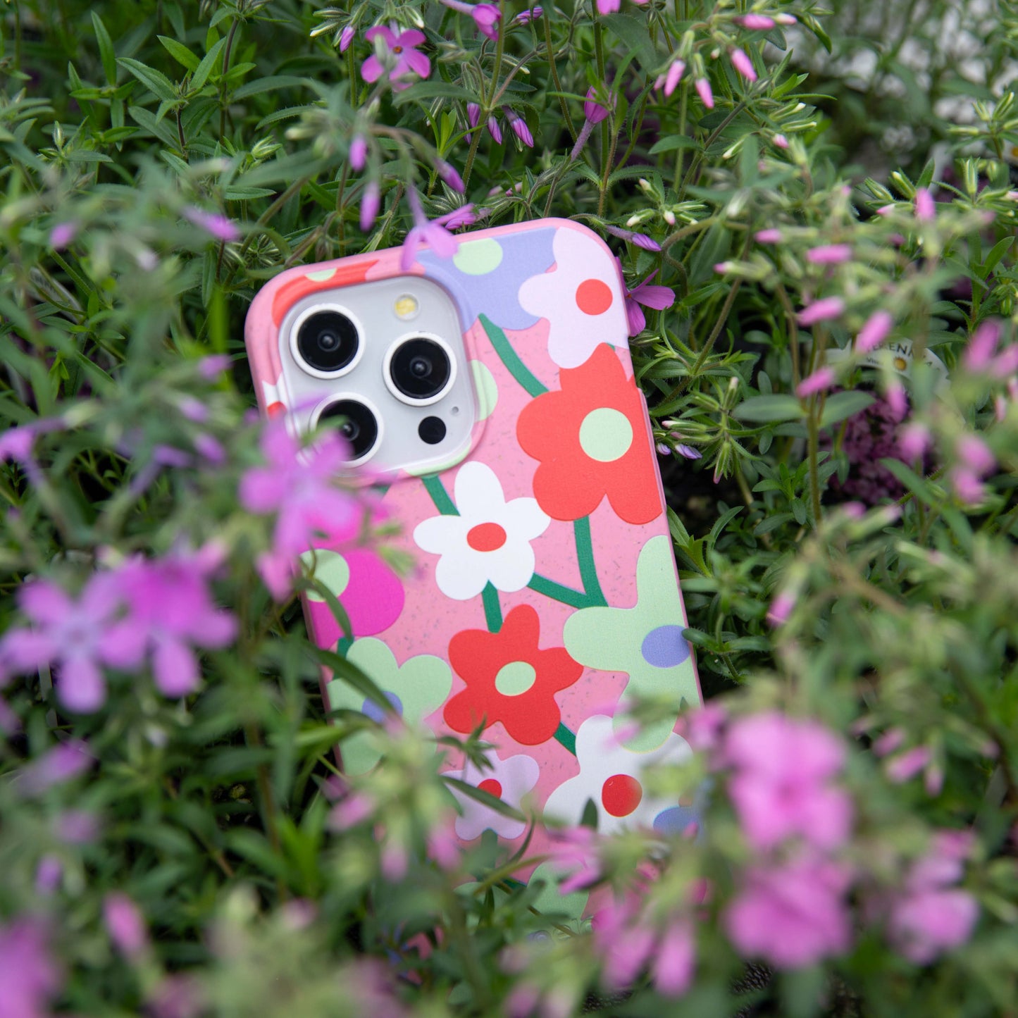 Bubblegum Pink Poppy Flora iPhone 11 Pro Case