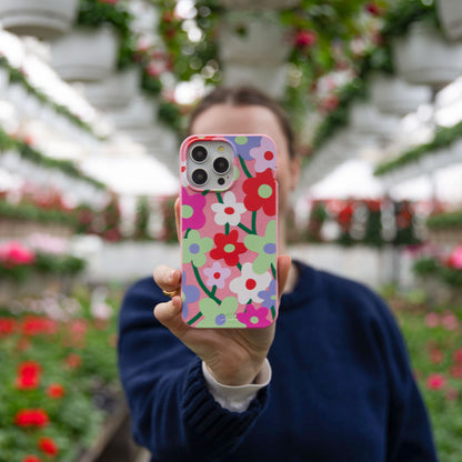 Bubblegum Pink Poppy Flora iPhone 11 Pro Case