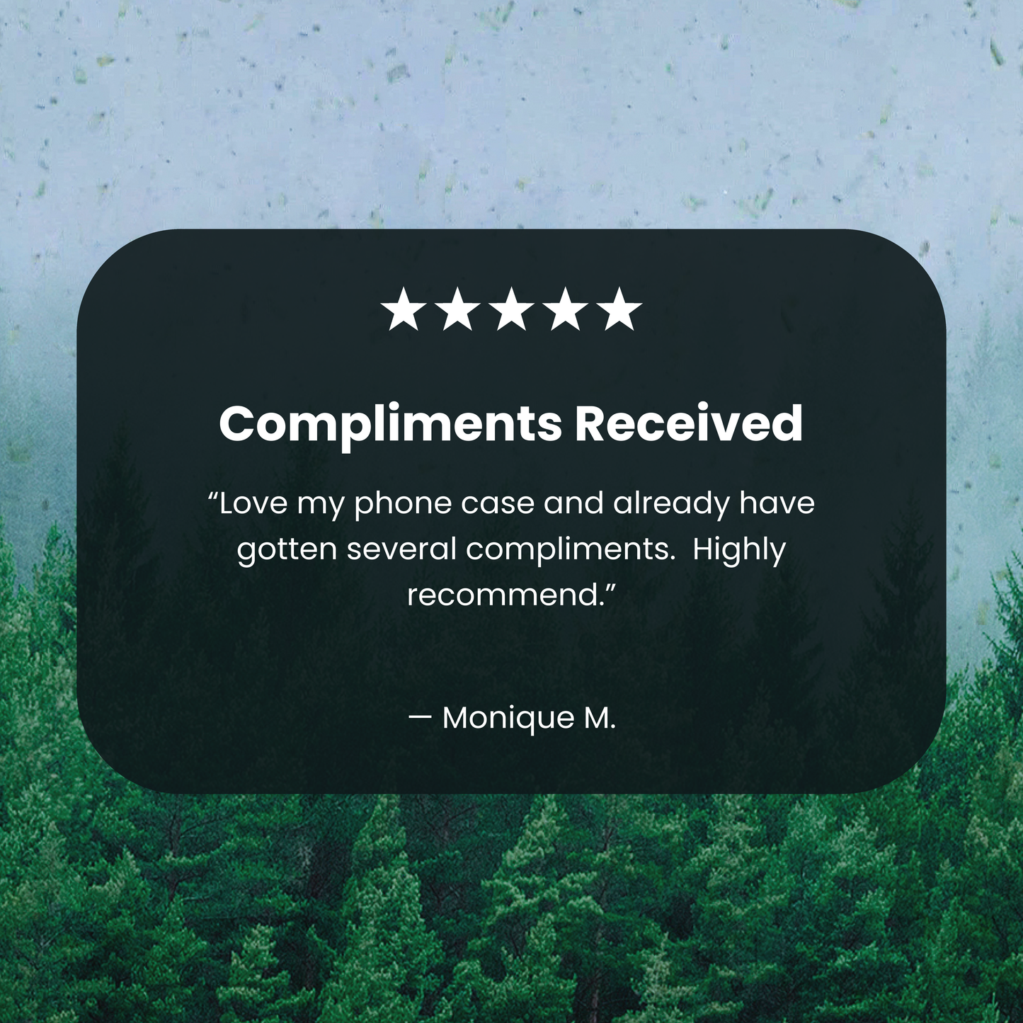 Powder Blue Forest Mist iPhone 11 Pro Case