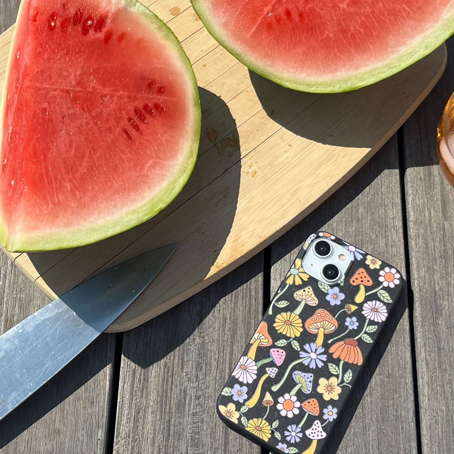 Black Midnight Shrooms iPhone 11 Pro Case