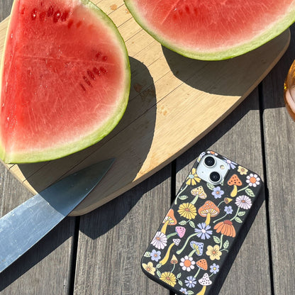 Black Midnight Shrooms iPhone 11 Pro Case