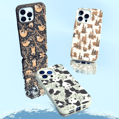 Black Jungle Sloths iPhone 11 Pro Case