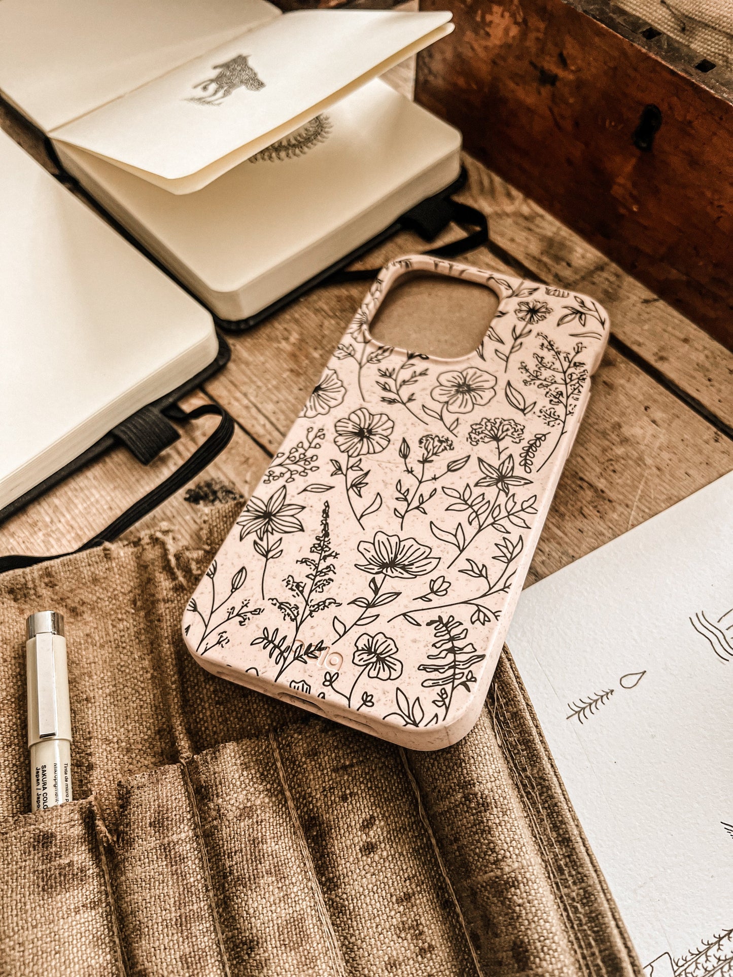 Seashell Wild Flower iPhone 11 Pro Case
