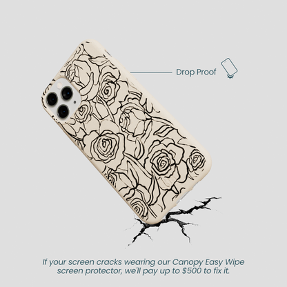 Seashell Inked Blooms iPhone 11 Pro Case