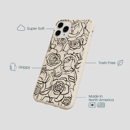Seashell Inked Blooms iPhone 11 Pro Case