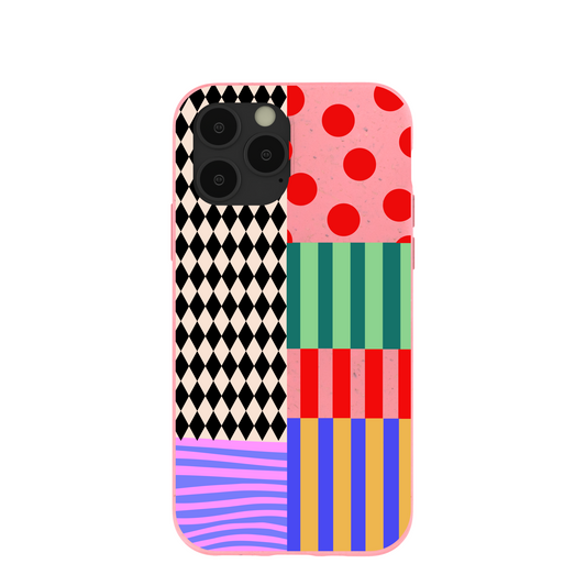 Bubblegum Pink Juggling Colors iPhone 11 Pro Case