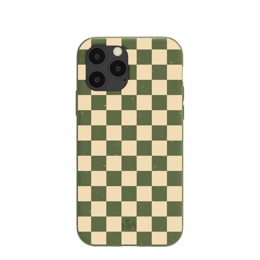 Forest Floor Matcha Check iPhone 11 Pro Case