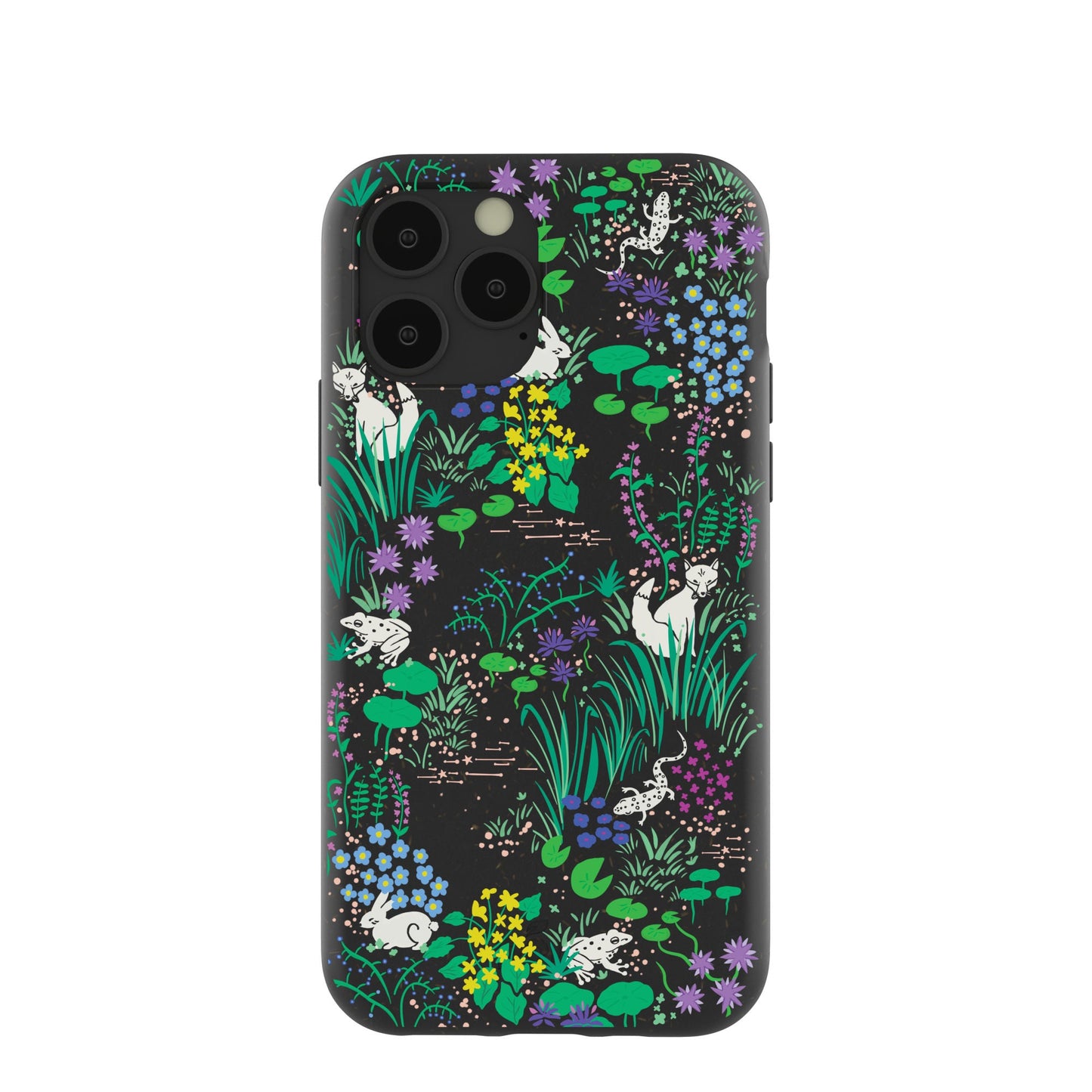 Black Midnight Pond iPhone 11 Pro Case