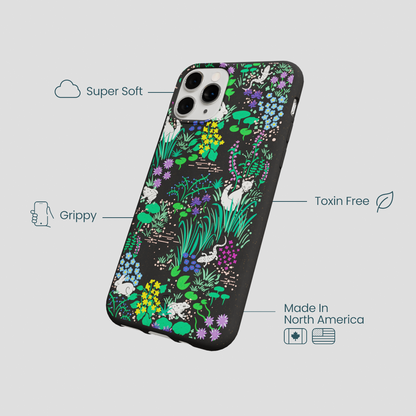 Black Midnight Pond iPhone 11 Pro Case
