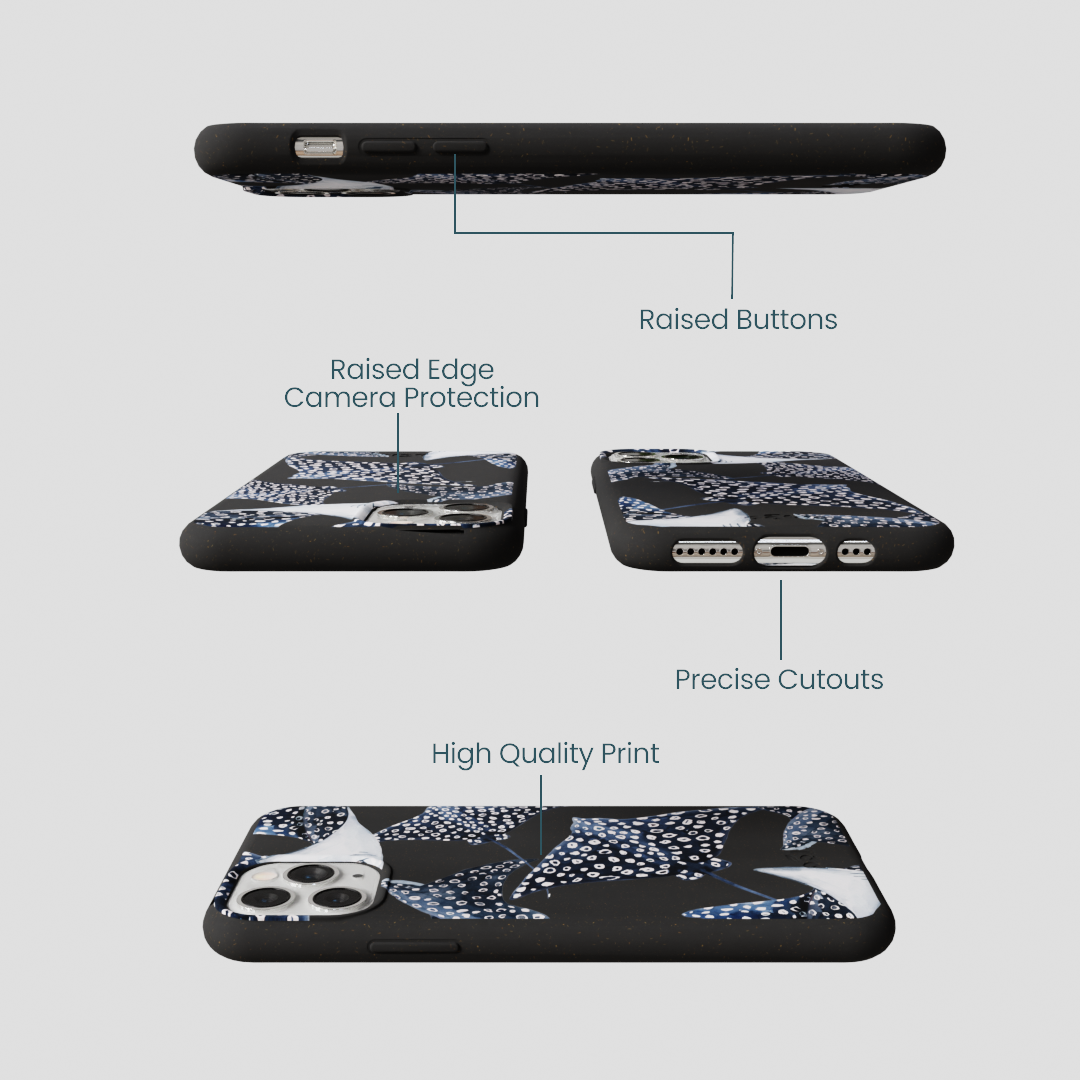 Black Midnight Rays iPhone 11 Pro Case