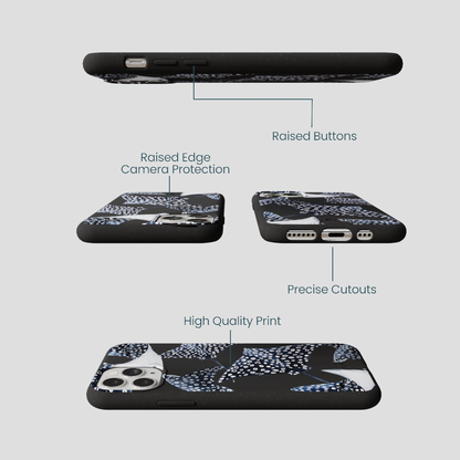 Black Midnight Rays iPhone 11 Pro Case