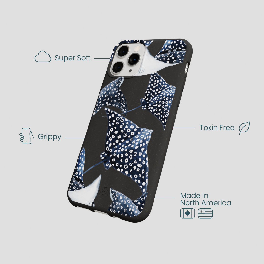 Black Midnight Rays iPhone 11 Pro Case