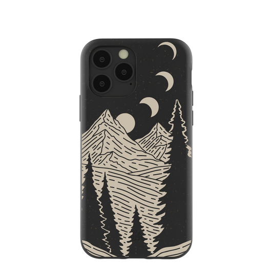 Black Moonlight Peaks iPhone 11 Pro Case