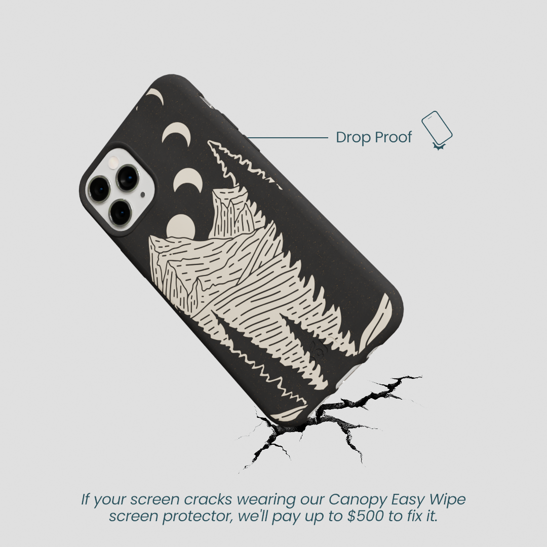 Black Moonlight Peaks iPhone 11 Pro Case