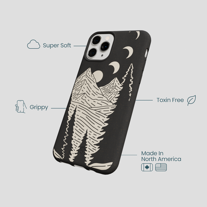 Black Moonlight Peaks iPhone 11 Pro Case
